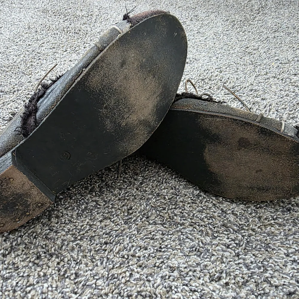 RARE • Magnolia Pearl "Willard" Distressed Black Ankle Boots • Sz 38 | 8 - Picture 5 of 7